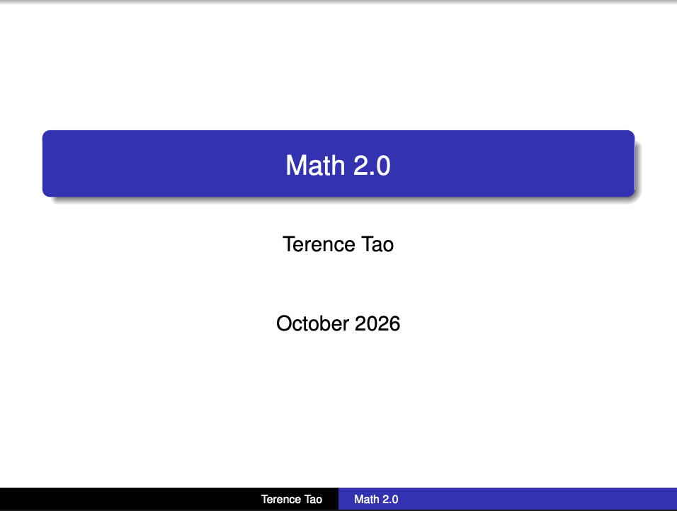 陶哲轩：数学2.0时代已至！